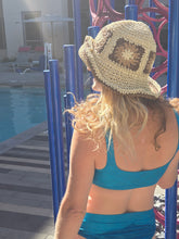 Load image into Gallery viewer, Fall Straw Flower Hat