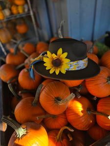 Fall Forest Green Fedora