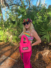 Load image into Gallery viewer, Pink "Drama Queen" Courdoroy handbag