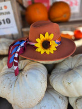 Load image into Gallery viewer, Wide Brimmed Autumn Fedora