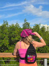 Load image into Gallery viewer, Black Guatemalan Embroidered Shoulder Bag