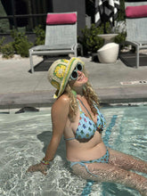 Load image into Gallery viewer, Yellow Flower Straw Bucket Hat