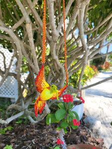 HandBeaded Guatemalan Hummingbird Necklace