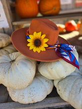 Load image into Gallery viewer, Wide Brimmed Autumn Fedora