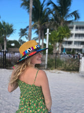 Load image into Gallery viewer, Yellow Guatemalan Embroidered Sunhat