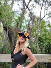 Load image into Gallery viewer, Rainbow Rasta NewsBoy Hat