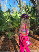Load image into Gallery viewer, Pink "You need to Calm Down" Courdoroy Handbag