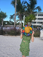 Load image into Gallery viewer, Yellow Guatemalan Embroidered Sunhat