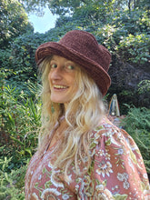 Load image into Gallery viewer, Knit brown Bucket Hat