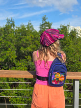 Load image into Gallery viewer, Navy Embroidered Guatemalan Shoulder Bag