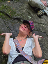 Load image into Gallery viewer, Rainbow Swirly guatemalan Embroidered Cap