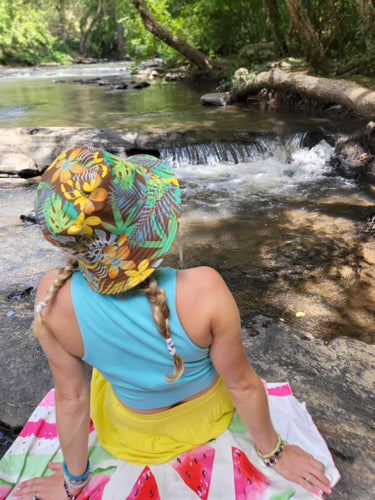 Tropical Brown Bucket Hat