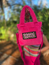 Load image into Gallery viewer, Pink "Drama Queen" Courdoroy handbag