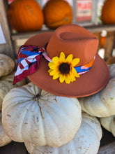 Load image into Gallery viewer, Wide Brimmed Autumn Fedora