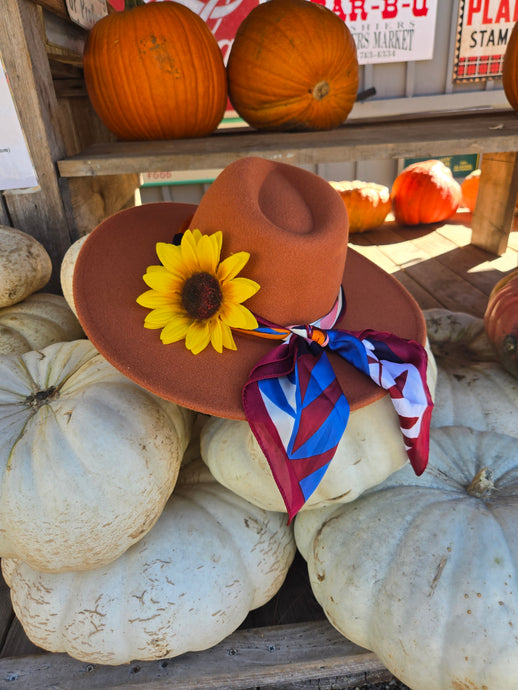 Wide Brimmed Autumn Fedora