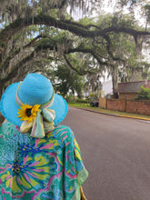 Load image into Gallery viewer, Turquoise Sunhat