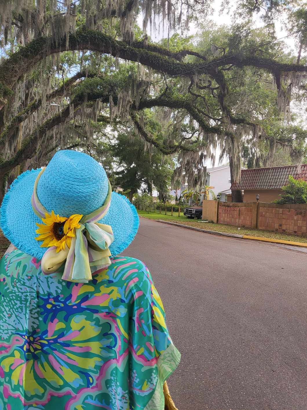 Turquoise Sunhat