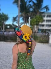 Load image into Gallery viewer, Yellow Guatemalan Embroidered Sunhat
