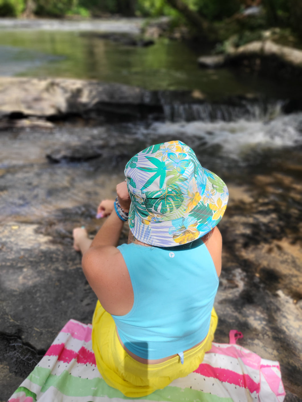 Tropical Turquoise Bucket Hat