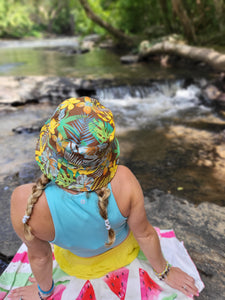 Tropical Brown Bucket Hat