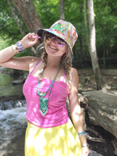 Load image into Gallery viewer, Tropical Peach Bucket Hat