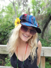 Load image into Gallery viewer, Blue N Red Tribal Abstract Newsboy Hat