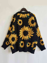 Load image into Gallery viewer, Sunflower Dropped Shoulder Long Sleeve Sweater
