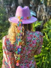 Load image into Gallery viewer, Playful Pastel Purple Tie Dye Cowgirl Fedora