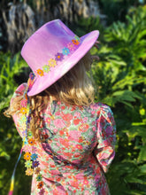 Load image into Gallery viewer, Playful Pastel Purple Tie Dye Cowgirl Fedora