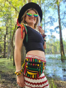 One of a Kind Rainbow Guipil Fanny Pack // Made in Guatemala – Hey
