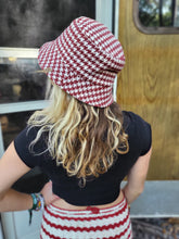 Load image into Gallery viewer, Checkered Gingham Wool Bucket Hat