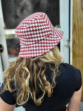 Load image into Gallery viewer, Checkered Gingham Wool Bucket Hat