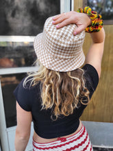 Load image into Gallery viewer, Checkered Gingham Wool Bucket Hat