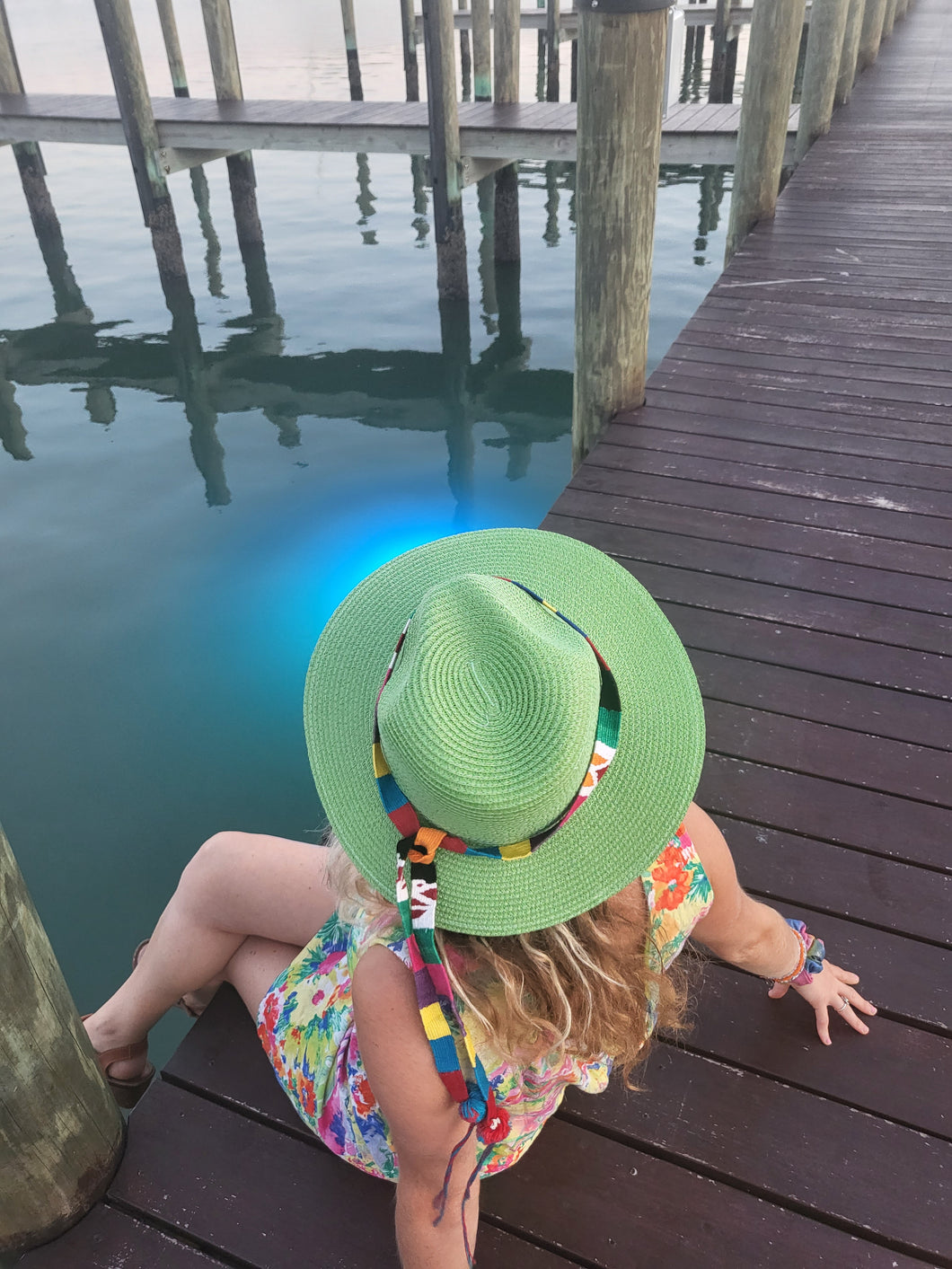 Green with Envy Straw Hat
