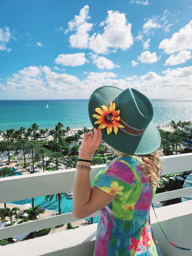 By the Seaside Wide Flat Brim