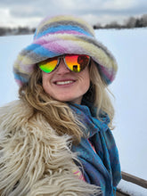 Load image into Gallery viewer, Pastel Bright Stripe Wide Brim