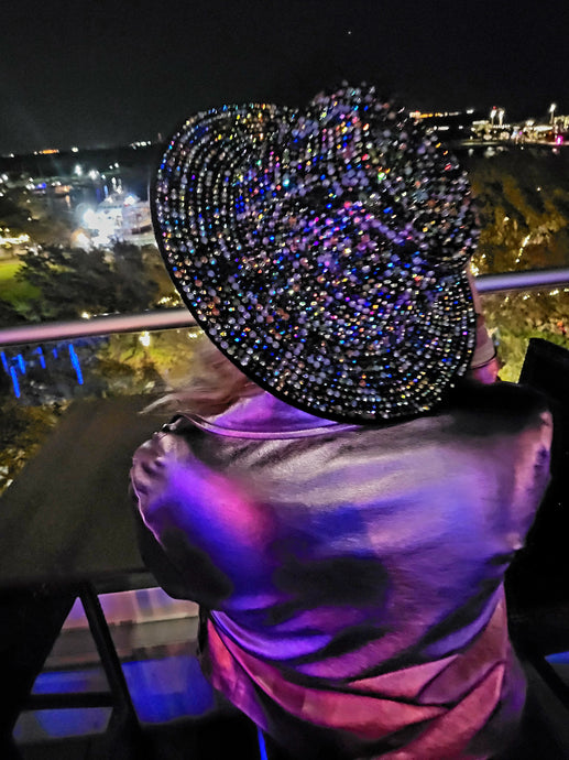 Sparkle Rainbow Skittles Fedora