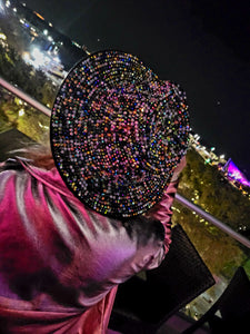 Sparkle Rainbow Skittles Fedora