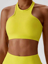 Load image into Gallery viewer, Halter Neck Sleeveless Cropped Tank Top