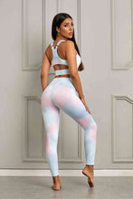 Load image into Gallery viewer, Printed Sports Bra and Leggings Set