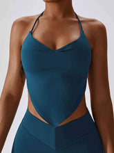 Load image into Gallery viewer, Yoga Halter Neck Sleeveless Tank Top