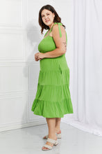 Load image into Gallery viewer, Culture Code Full Size Summer Solstice Smocked Tiered Dress