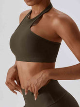 Load image into Gallery viewer, Halter Neck Sleeveless Cropped Tank Top