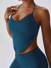 Load image into Gallery viewer, Yoga Halter Neck Sleeveless Tank Top