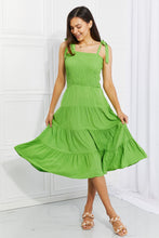 Load image into Gallery viewer, Culture Code Full Size Summer Solstice Smocked Tiered Dress