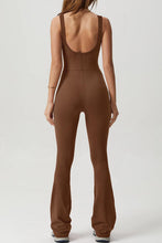 Load image into Gallery viewer, Square Neck Sleeveless Sports Jumpsuit