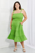 Load image into Gallery viewer, Culture Code Full Size Summer Solstice Smocked Tiered Dress