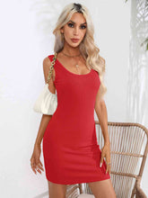 Load image into Gallery viewer, Scoop Neck Sleeveless Bodycon Dress