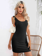 Load image into Gallery viewer, Scoop Neck Sleeveless Bodycon Dress