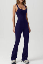 Load image into Gallery viewer, Square Neck Sleeveless Sports Jumpsuit